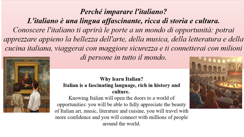 Conoscere la cultura italiana