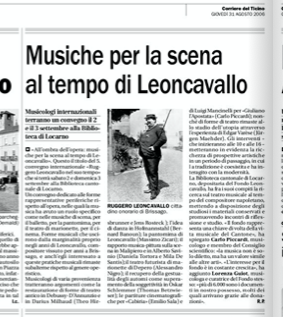 Rossana Pazzaglia- Articolo cdt