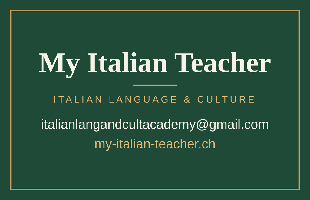 My Italian teacher contact